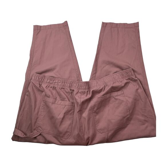 Old Navy Womens Plus 3X Comfort Waistband Puce Pink Straight Elastic Waist Pants - Picture 4 of 16